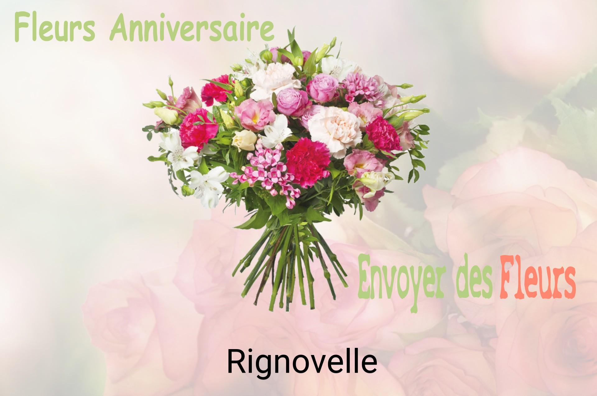 Bouquet de fleurs d’anniversaire livré à Rignovelle