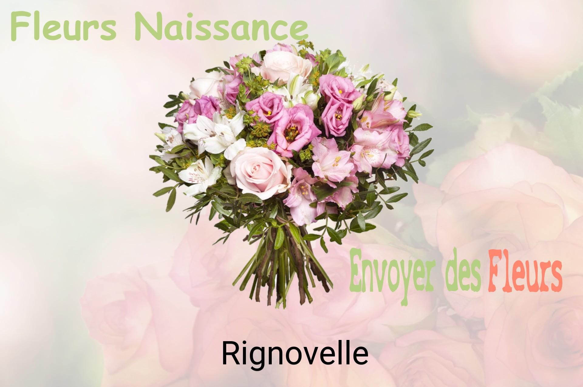 Bouquet de fleurs de naissance livré à Rignovelle
